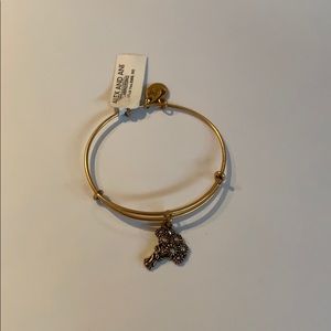 Alex and Ani I Pick You Bangle Gold Finish
